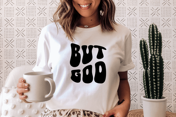 But God,svg, Wavy Text,Christian Crafts