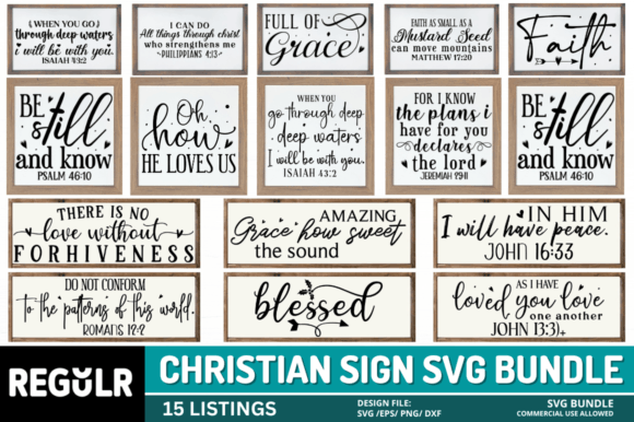 Christian Sign Svg Bundle Review