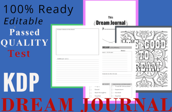 DREAM JOURNAL for CHRISTIAN WOMAN Kdp Interiors