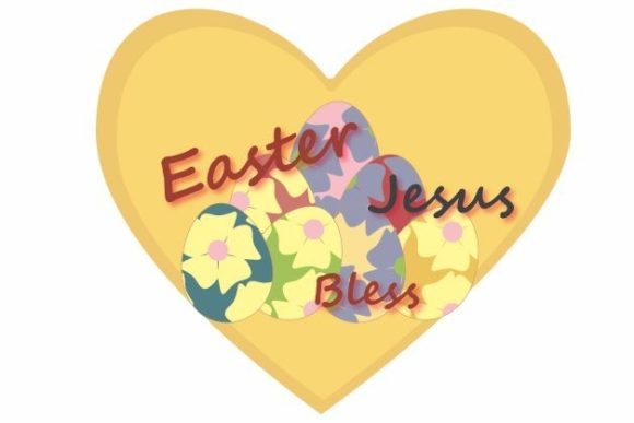 Easter Jesus Bless Illustrations