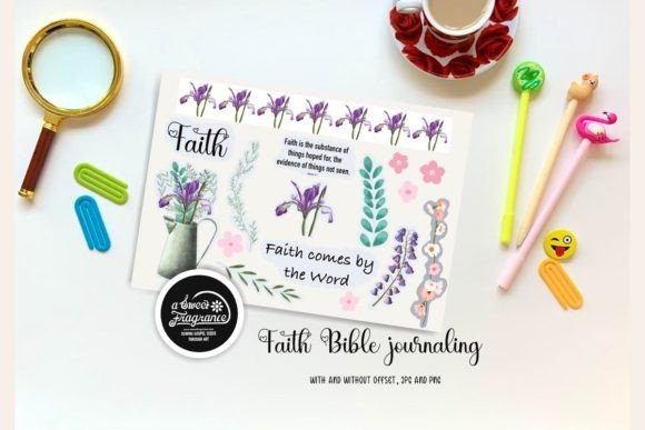 Faith Bible Journaling Christian Art Set