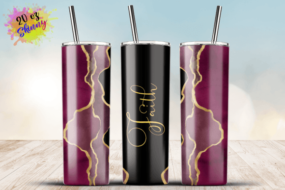 Faith Jesus 20 Oz Skinny Tumbler Wrap: Crafts Asset