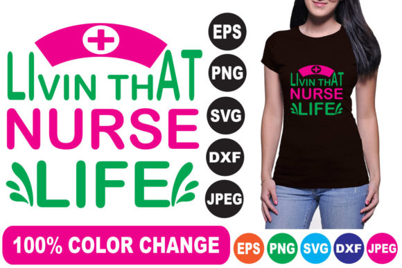 Liven That Nurse Life T Shirt Design: T-Shirt Designs Review