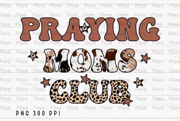 Praying Moms Club Christian Leopard PNG Illustrations