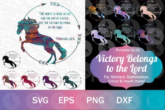Proverbs 21 31 Christian Horse Illustrations