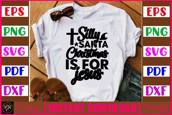 Silly Santa Christmas Crafts for Jesus Sublimation Review