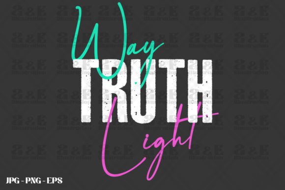 Way Truth Light T-Shirt Designs for Client Projects
